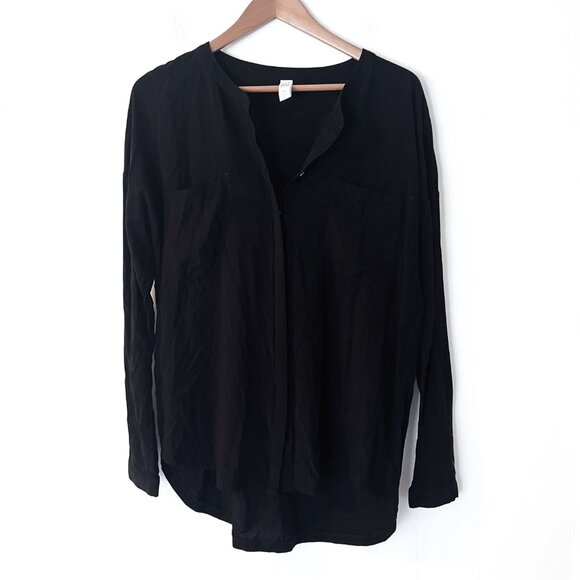 LOLE Black Jessa Top Blouse Cover up Medium - Picture 5 of 13